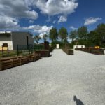 Aire de stockage de matériaux et fournitures de chantier